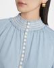 Zimmermann Zimmermann Ascension balloon-sleeve denim blouse - 4