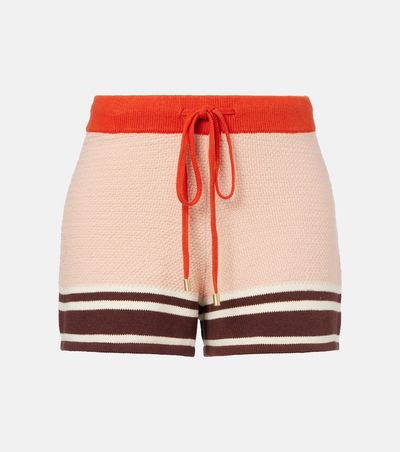 Zimmermann Zimmermann Ascension knitted cotton-blend shorts