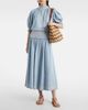 Zimmermann Zimmermann Ascension shirred denim midi skirt - 2