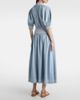 Zimmermann Zimmermann Ascension shirred denim midi skirt - 3