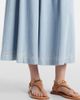 Zimmermann Zimmermann Ascension shirred denim midi skirt - 4