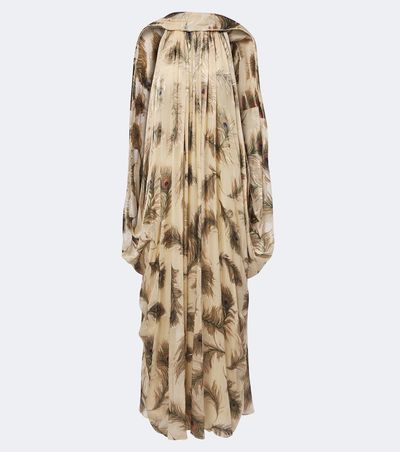 Zimmermann Zimmermann Ascent Burnout printed silk halterneck gown