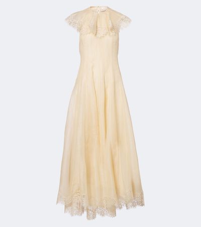 Zimmermann Zimmermann Ascent Flutter linen and silk cocktail dress