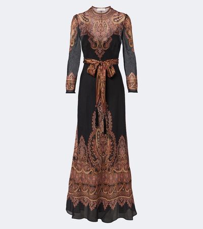 Zimmermann Zimmermann Ascent paisley linen and silk maxi dress