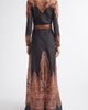 Zimmermann Zimmermann Ascent Paisley Print Long Sleeve Linen & Silk Dress - 2