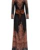Zimmermann Zimmermann Ascent Paisley Print Long Sleeve Linen & Silk Dress - 5