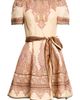 Zimmermann Zimmermann Ascent Picnic Print Linen & Silk Minidress - 5