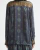 Zimmermann Zimmermann Ascent Print Silk Satin Scarf Button-Up Shirt - 3