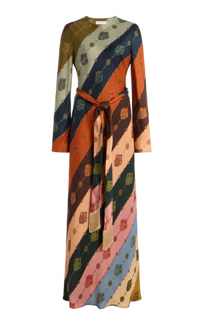 Zimmermann Zimmermann Ascent Printed Twill Maxi Dress