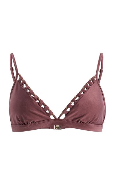 Zimmermann Zimmermann Aster Beaded Bikini Top