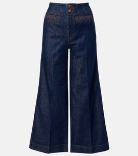 Zimmermann Zimmermann Aster cropped flared jeans