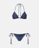 Zimmermann Zimmermann Aster embroidered denim bikini - 1