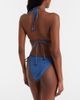 Zimmermann Zimmermann Aster embroidered denim bikini - 5