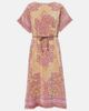 Zimmermann Zimmermann Aster floral fringed cotton terry midi dress - 1