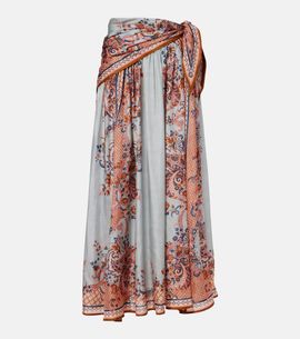 Zimmermann Zimmermann Aster floral silk maxi skirt