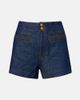 Zimmermann Zimmermann Aster high-rise denim shorts - 1