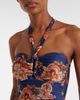 Zimmermann Zimmermann Aster printed halterneck swimsuit - 3