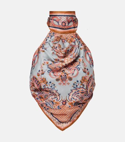 Zimmermann Zimmermann Aster printed silk crop top