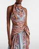 Zimmermann Zimmermann Aster printed silk crop top - 2