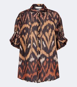 Zimmermann Zimmermann Aster printed silk habutai shirt