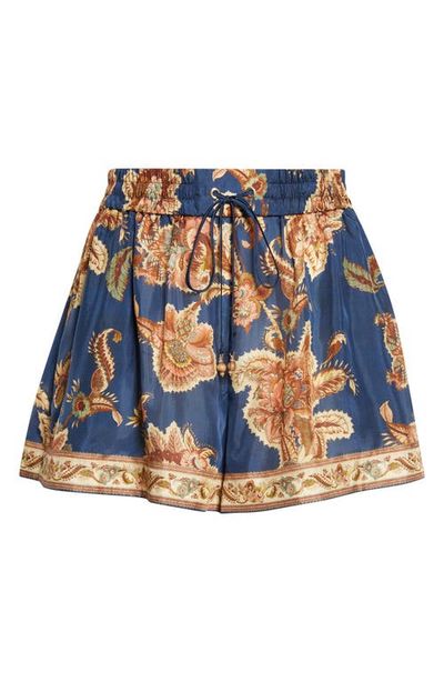 Zimmermann Zimmermann Aster Relaxed Fit Silk Shorts