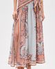 Zimmermann Zimmermann Aster Scarf Midi Skirt Blue Paisley Floral - 2