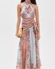 Zimmermann Zimmermann Aster Scarf Midi Skirt Blue Paisley Floral - 5
