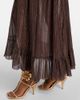 Zimmermann Zimmermann Aster shirred cotton and silk lamÃ© midi skirt - 4