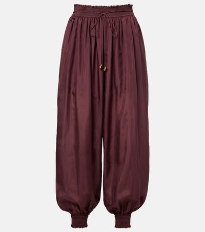 Zimmermann Zimmermann Aster silk habotai balloon pants