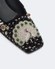 Zimmermann Zimmermann Atelier embellished velvet wedge mules - 5