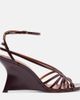 Zimmermann Zimmermann Aura 85 patent leather wedge sandals - 4
