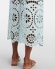 Zimmermann Zimmermann Awaken embroidered linen midi skirt - 5