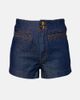 Zimmermann Zimmermann Awaken high-rise denim shorts - 1