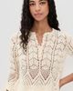 Zimmermann Zimmermann Awaken Lace Crochet Top Cream - 2