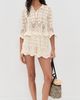 Zimmermann Zimmermann Awaken Lace Crochet Top Cream - 5