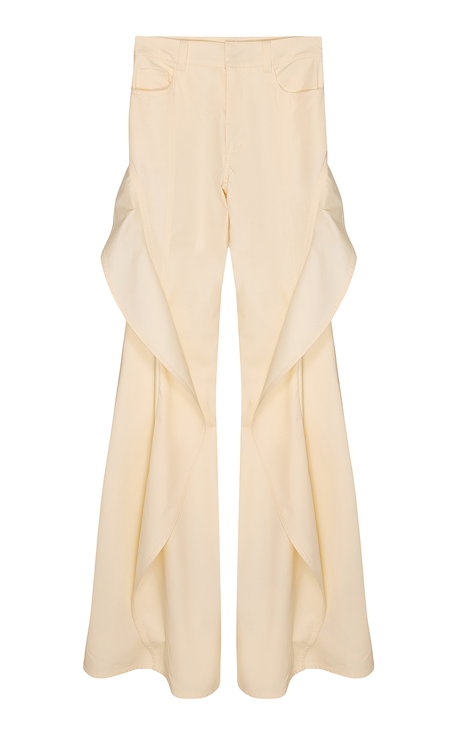 Zimmermann Zimmermann Becoming Drill Wave Flare CottonBlend Pants