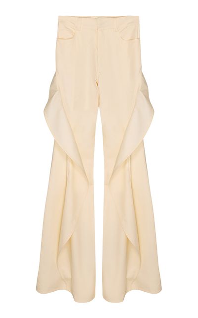 Zimmermann Zimmermann Becoming Drill Wave Flare CottonBlend Pants