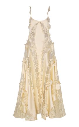 Zimmermann Zimmermann Becoming Spliced Lace SilkBlend Maxi Dress