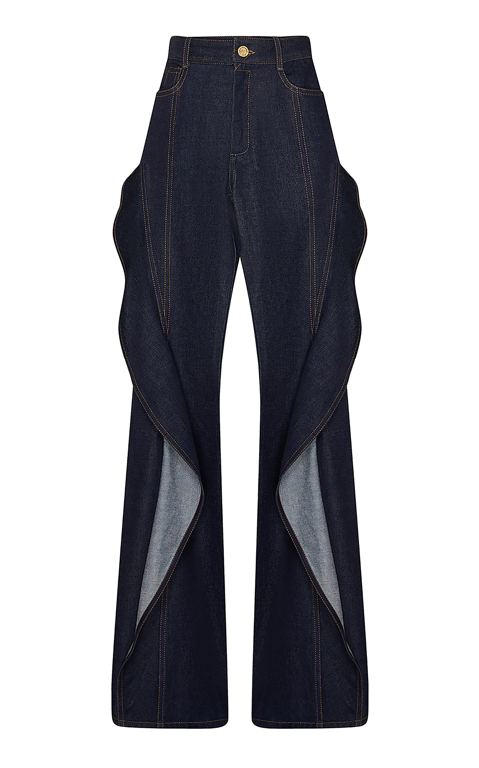 Zimmermann Zimmermann Becoming Wave Flare Cotton Jeans