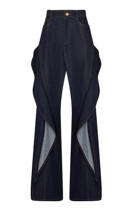 Zimmermann Zimmermann Becoming Wave Flare Cotton Jeans