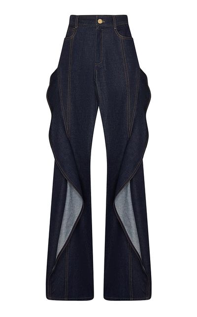 Zimmermann Zimmermann Becoming Wave Flare Cotton Jeans
