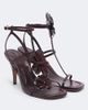 Zimmermann Zimmermann Belara floral-appliqué leather sandals - 1