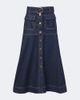Zimmermann Zimmermann Belted denim midi skirt - 1