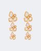 Zimmermann Zimmermann Bloom mother-of-pearl gold-plated drop earrings - 1