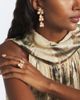 Zimmermann Zimmermann Bloom Toi Et Moi mother-of-pearl gold-plated ring - 3