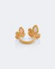 Zimmermann Zimmermann Bloom Toi Et Moi mother-of-pearl gold-plated ring - 4
