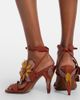 Zimmermann Zimmermann Brightside floral-appliqué leather sandals - 2