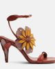 Zimmermann Zimmermann Brightside floral-appliqué leather sandals - 5