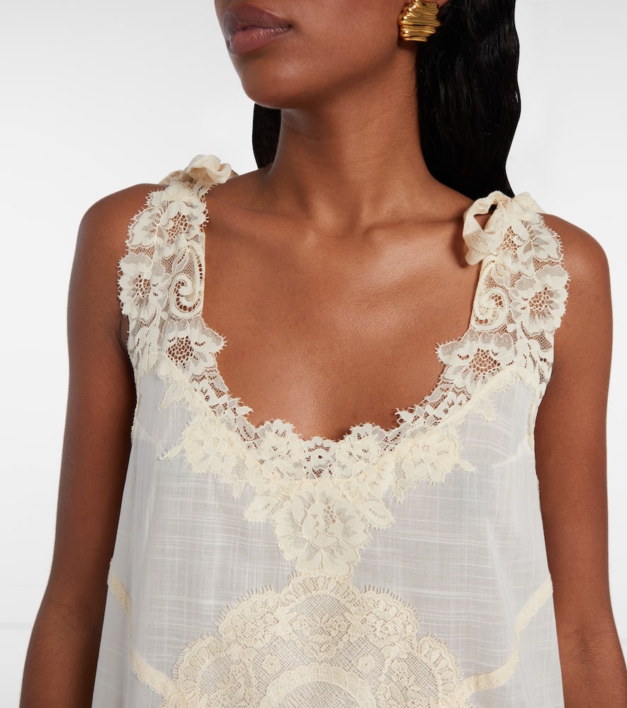 Zimmermann - Cascadian cotton lace midi dress