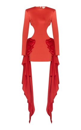 Zimmermann Zimmermann Clash Bow Mini Dress
